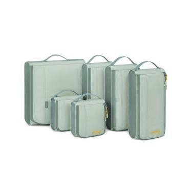 Imagem de Conjunto de cubos de embalagem BAGSMART Keep Shape 6 para viagens