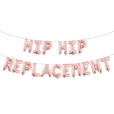 Imagem de Faixa de balão de substituição de quadril com glitter para homens, artigos de festa de aniversário, ideias e presentes 21, 30, 40, 50, 60, 70, 80 anos decorações de aniversário adulto (substituição de