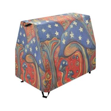 Imagem de Qilmy Celestial Fungi Pattern Kids Water Table Cover, Duty Waterproof Patio Table Covers for Outdoor Toddler Splash Tables, UV Resistant & Dustproof Play Table Protector, Cover Only