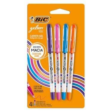 Imagem de Caneta gel Gelocity Stic 0.5mm com 4 unidades - Bic