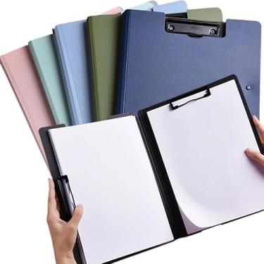 Imagem de Prancheta A4 Clip Duplo para Escritório Escolar Pasta Prancheta com Capa pasta prancheta(ALEATÓRIO,1 PEÇA)