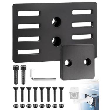 Imagem de Suporte de montagem de câmera externa para contêineres de envio, plataforma de aço resistente com furos pré-perfurados para câmeras, luzes escadas, antenas