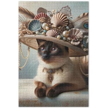 Imagem de Unicórnios roxos personalizados, cenário fantástico, quebra-cabeça para adultos, 500 peças, brinquedo familiar, arte masculina, presentes exclusivos de elefante branco, engraçado, 51 x 35 cm