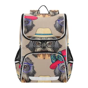 Imagem de Joisal Backpacks for Boys Adorable Cute Dogs Brown Kids Girls' Backpack Children Large Back to School Bags Kawaii for Elementary School Book Bag Strawberry