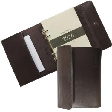 Imagem de Pasta Executiva Agenda Em Couro Fichário Com Refil Planner A5 Raffai P