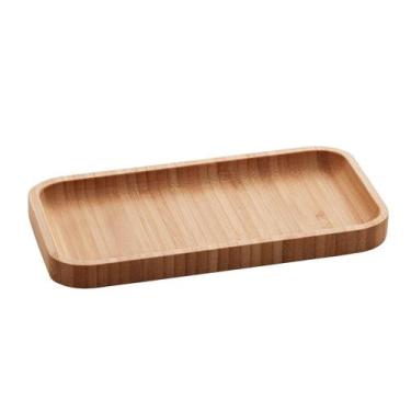 Imagem de Bandeja De Bambu Hire Retangular Pequena 20X10X1,5Cm Lyor