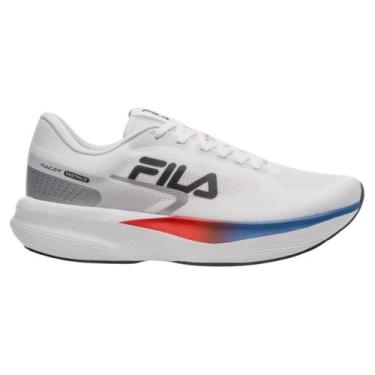 Imagem de Tênis de Corrida Masculino Fila Racer Fastpace Original, 41, Branco, M
