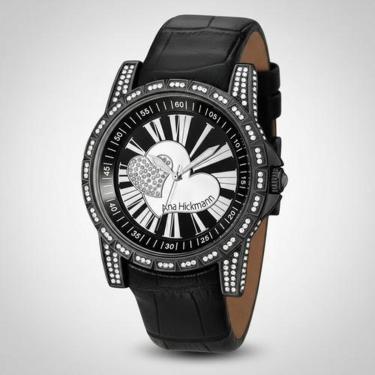 Imagem de Relógio Feminino Champion Ana Hickmann Preto Luxo AH28366T-Feminino