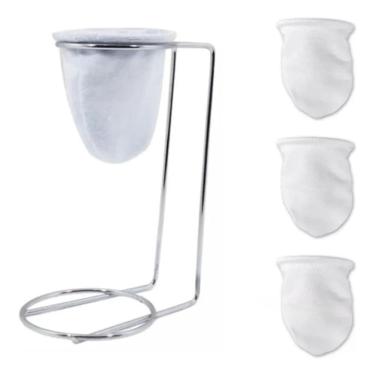 Imagem de 2X Mini Coador Individual De Café 1 Unidade + 3 Refis Extras