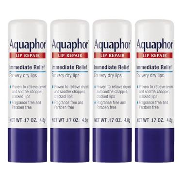 Imagem de Aquaphor Lip Repair Stick - Soothes Dry Chapped Lips - 0.17 Ounce (Pack of 4)