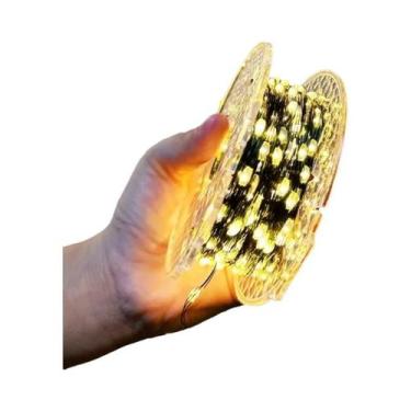 Imagem de Luzes De Cordão LED Brancas Quentes 5-30M Guirlanda De Fadas Para Deco