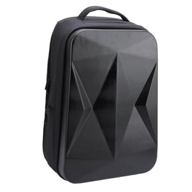 Imagem de aqxreight Mochila Satélite para Estojo de Viagem Protetor de Prato Com Porta USB, Compartimentos Personalizados para Roteador e Cabos, Solução de Transporte Leve para Camping e Equipamentos Ao Ar