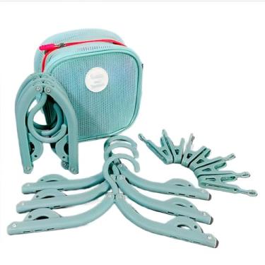 Imagem de Neoimp, 2 Un. Kit Lavanderia Portátil Cabides Prendedores Com Bolsa