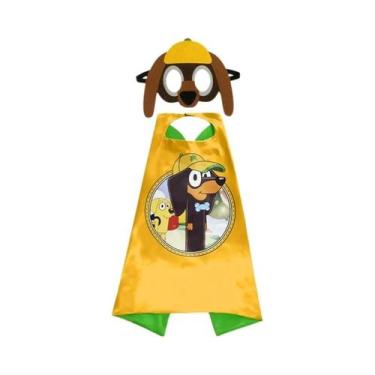Imagem de Conjunto De Fantasia De Halloween Bluey E Bingo Com Máscara E Capa Par
