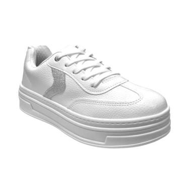 Imagem de Tênis Feminino Beira Rio Napa Napoli Branco 4321.101