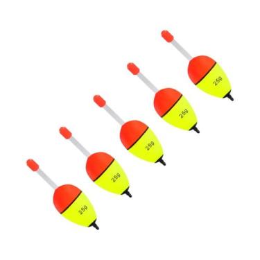 Imagem de Bóia De Pesca Noturna De Alta Visibilidade 5 Peças EVA Com Fita Dupla 