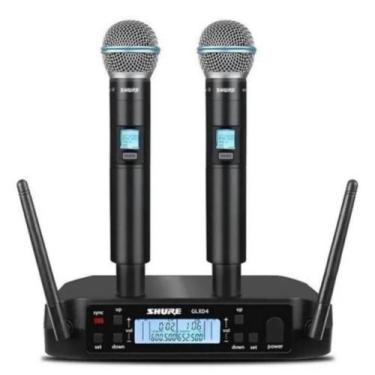 Imagem de Microfone Shure Glxd4 Beta58a Profissional Duplo Original
