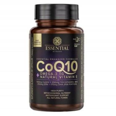 Imagem de CoQ10 + Ômega 3 TG + Natural Vitamin e 60 Cápsulas Essential-Unissex