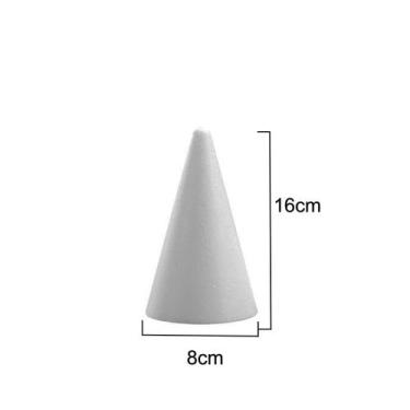 Imagem de Cone De Isopor 80mm Cone De Isopor 80mm - Isoplast