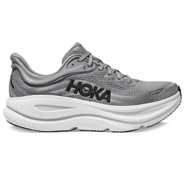 Imagem de Tênis de Corrida Masculino Hoka Bondi 9 Cinza - 1162-Masculino