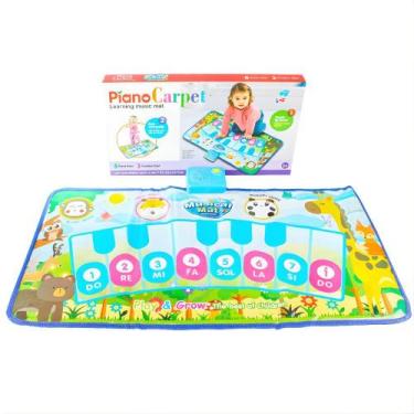 Imagem de Tapete Musical Piano Infantil  Educativo, Interativo e Colorido - Firs