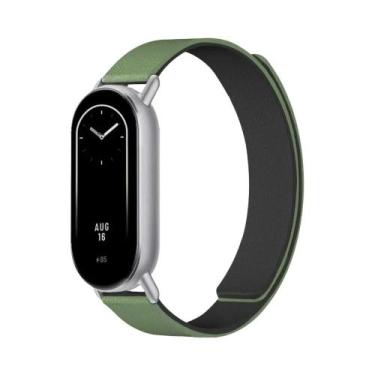 Imagem de Pulseira De Silicone Com Padrão De Lichia Para Xiaomi Mi Band 10 9 8, 