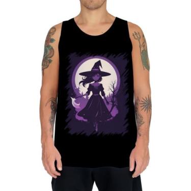 Imagem de Camiseta Regata Bruxa Halloween Púrpura Festa 4 - Kasubeck Store®, Bab