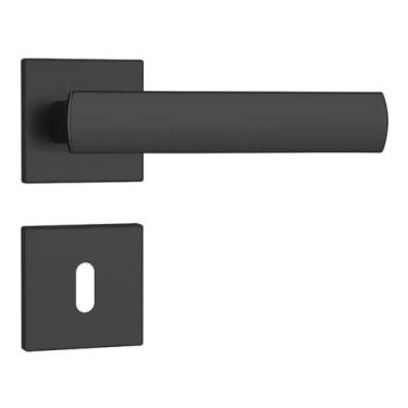 Imagem de Fechadura Porta Interna Quarto Stam 813/35 Preto Fosco Rq1 - Congratul