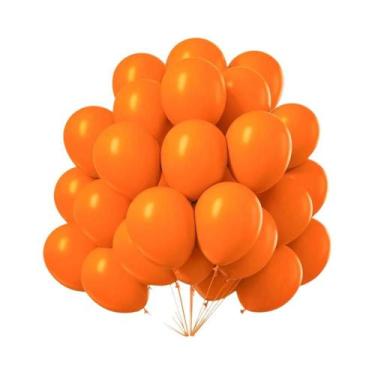 Imagem de Balões De Látex Laranja, Marrom E Vermelho De 10 E 12 Polegadas, 10, 2