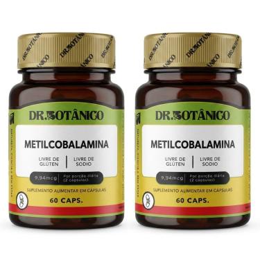 Imagem de Kit 2 x Vitamina B12 Metilcobalamina Dr. Botanico Pote 60 Capsulas Original-Unissex