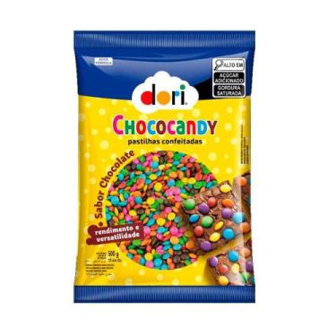 Imagem de Pastilha Confeitada Colorido Chococandy 500g Dori