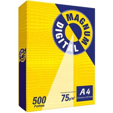 Imagem de Papel Sulfite A4 75 Gramas Branco c/ 500 Folhas - Magnum - MAGNUM DIGI