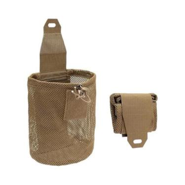 Imagem de Mini Bolsa Dobrável De Nylon Com Tela Para Armazenamento De Revistas, 