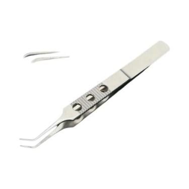 Imagem de Pinça Oftálmica De Aço Inoxidável Com Liga De Titânio E Dentes, Pinça 