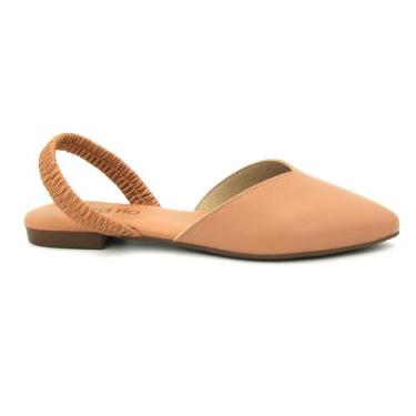 Imagem de Sapatilha Beira Rio 4134.446 Casual Bico Fino Elastico Mule Feminina, 
