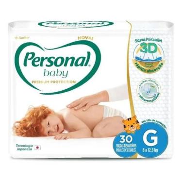 Imagem de Fralda Infantil Personal Premium G com 30 unidades