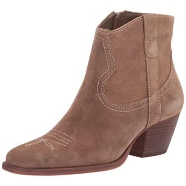 Imagem de Dolce Vita Bota feminina Silma Ankle Boot, Camurça Truffle, 8.5