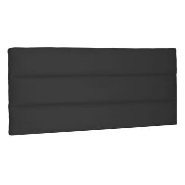 Imagem de Cabeceira Painel Casal 1,40m La Italiana Suede Preto