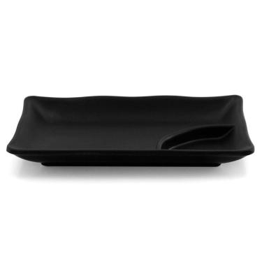 Imagem de Prato Sushi e Sashimi com Porta Shoyu 19x12 cm Gourmet Mix