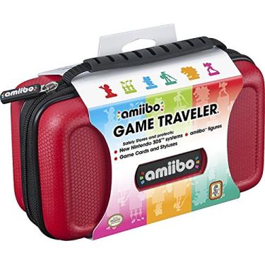 Imagem de Officially Licensed Nintendo 3DS Amiibo Case – Protective Deluxe Traveler for Storage, Display or Carrying Case/Box – Red