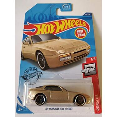 Imagem de Mattel Hot Wheels Porsche Series '89 Porsche 944 Turbo, Gold, 1:64 Scale, Car, Kid, Children (Unisex)