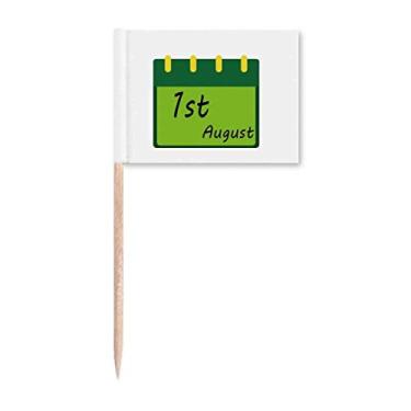 Imagem de Marcador de palito, bandeira de soldado das tropas vermelhas chinesas, marcador, decoração de festa