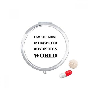 Imagem de Porta-comprimidos I Am The Introverted Boy Caixa de armazenamento de remédios