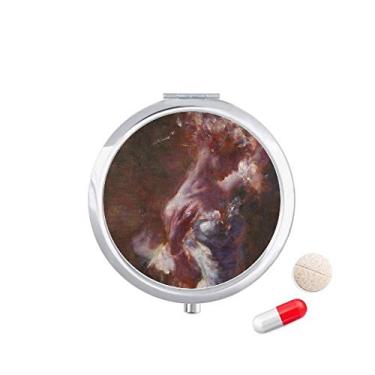 Imagem de Wet Rouge Beauty XJJ Caixa de comprimidos para pintura a óleo com bolso para remédios