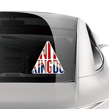 Imagem de DIYthinker Adesivo de carro da bandeira do Reino Unido Big Ben Union Jack para motocicleta bicicleta bagagem decalque
