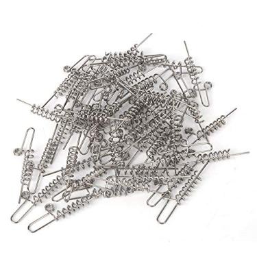 Imagem de 【 】 Conector de isca de pesca macia, conector de isca de pesca leve, piscina sem ferrugem para pesca selvagem lago pesca marítima (grande (cerca de 6 cm)