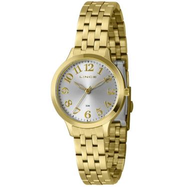 Imagem de Relógio LINCE feminino analógico dourado LRG4741L34 S2KX