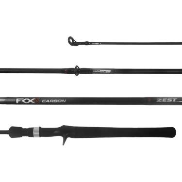 Imagem de Vara Pesca Carretilha MS Zest Fox C601M 1,83m 8-17Lbs Fibra de Carbono Inteiriça