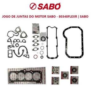Imagem de Jogo Completo Junta Motor Sabó Vw Voyage C AP 1600 1.6 L 8V 1995 A 1995