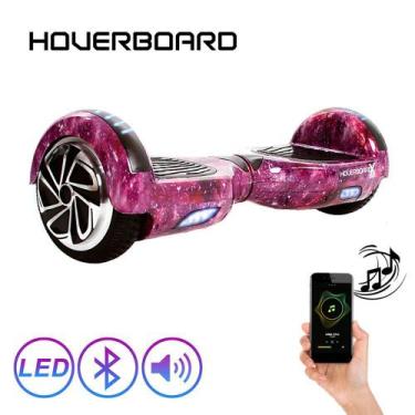 Imagem de Hoverboard 6,5 Aurora Lilás Hoverboard Scooter Elétrico - Hoverboardx